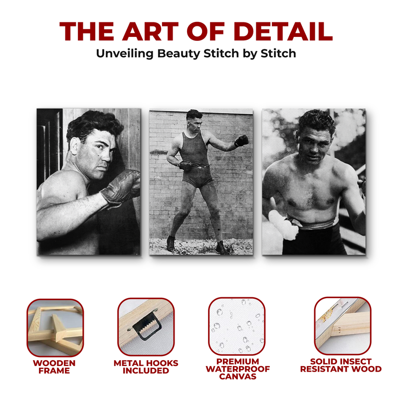 JACK DEMPSEY WALL CANVAS
