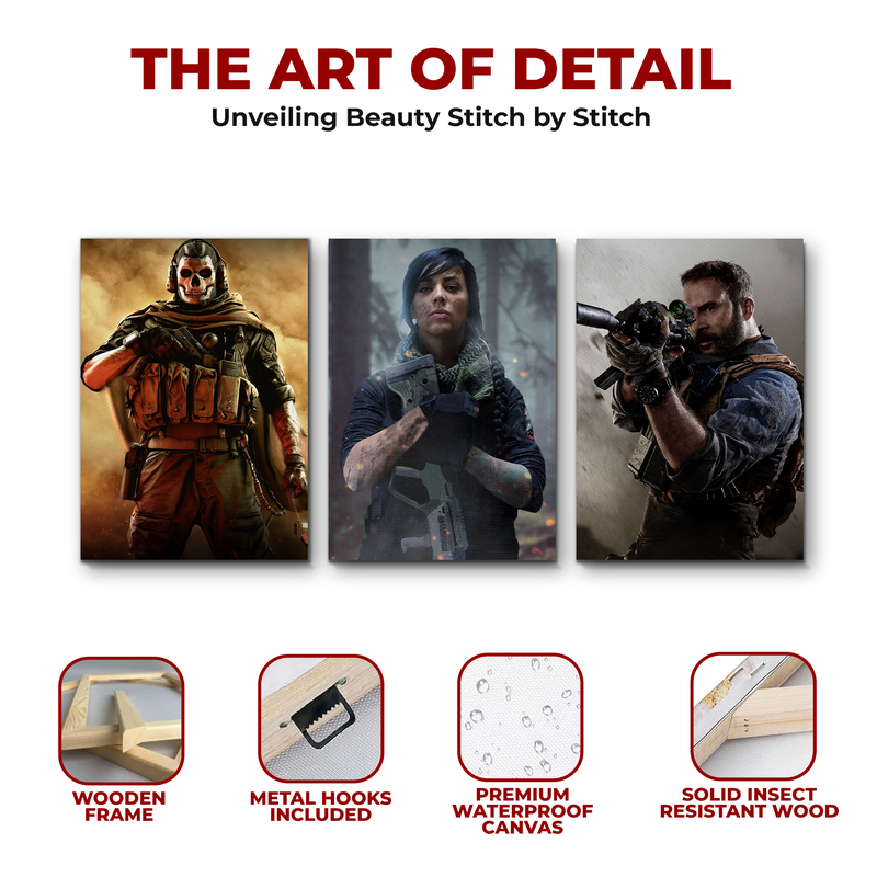 CALL OF DUTY CANVAS DECOR