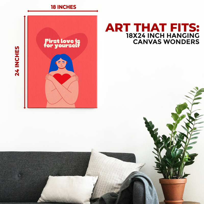 SELF LOVE DECOR CANVAS