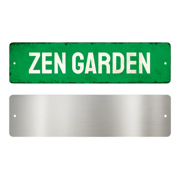 ZEN GARDEN SIGN