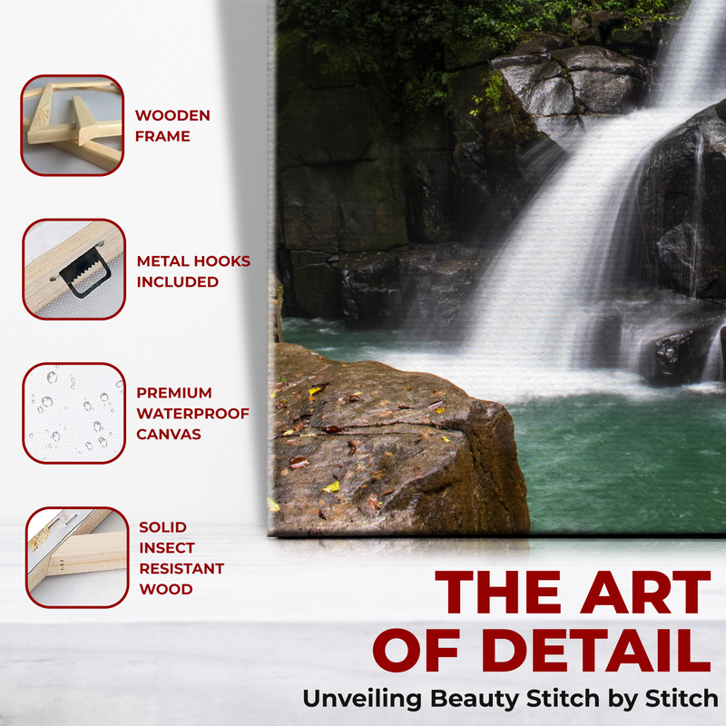 CREEK WALL CANVAS DECOR