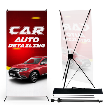 AUTO DETAILING X-BANNER