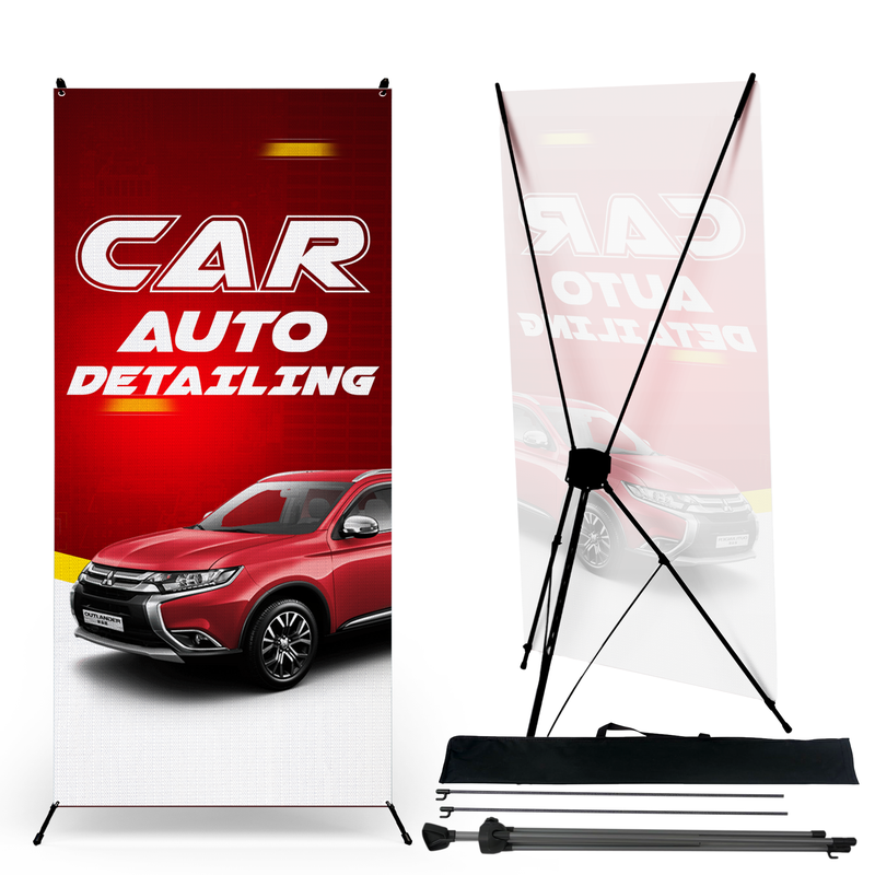 AUTO DETAILING X-BANNER
