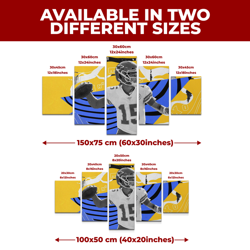 PATRICK MAHOMES DECOR CANVAS