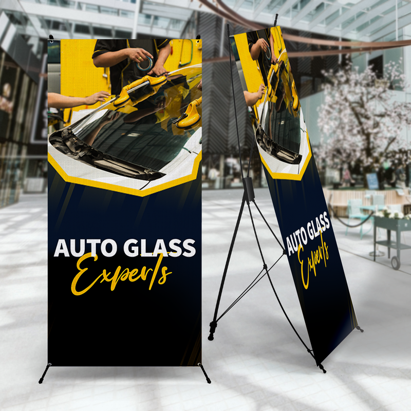 AUTO GLASS EXPERTS X-BANNER