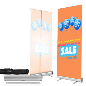 BLOW OUT SALE BANNER RETRACTABLE