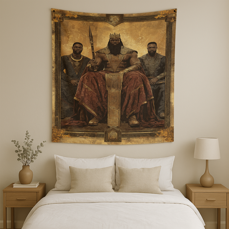 THE POWER OF BLACK KINGS WALL TAPESTRY