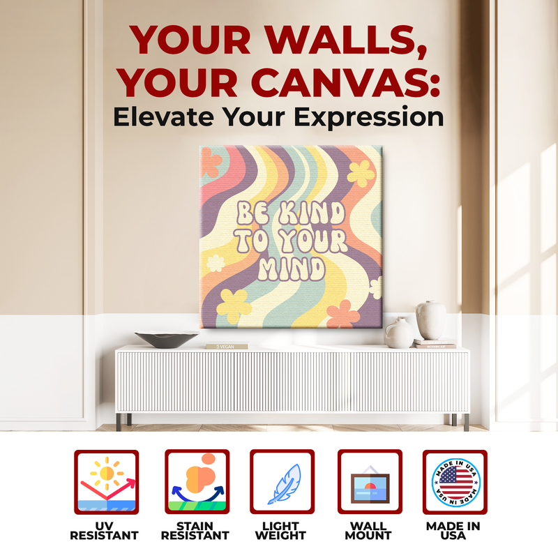 BE KIND DECOR CANVAS