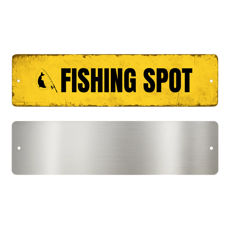 FISHING SPOT SIGN – Signtextile