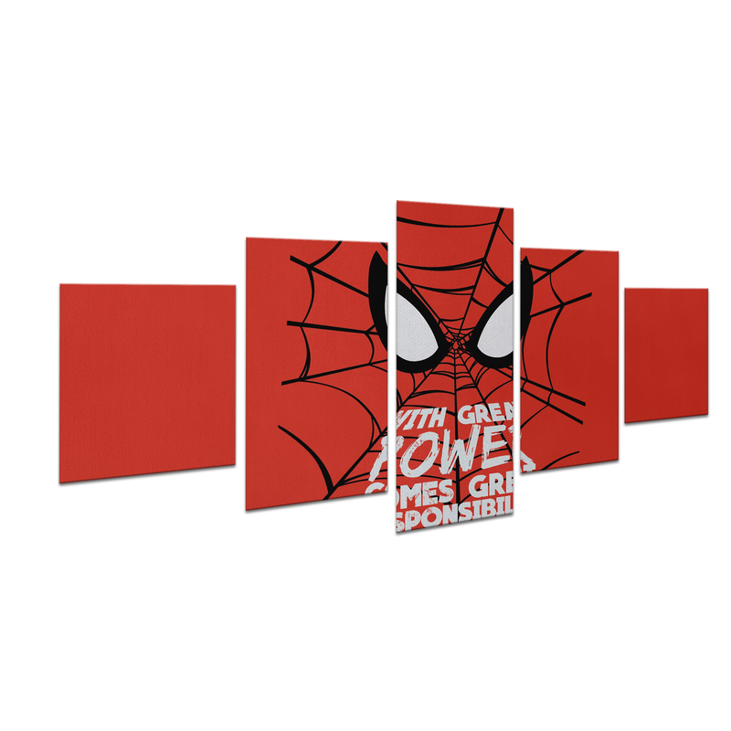 SPIDER-MAN MOVIE QUOTES WALL CANVAS