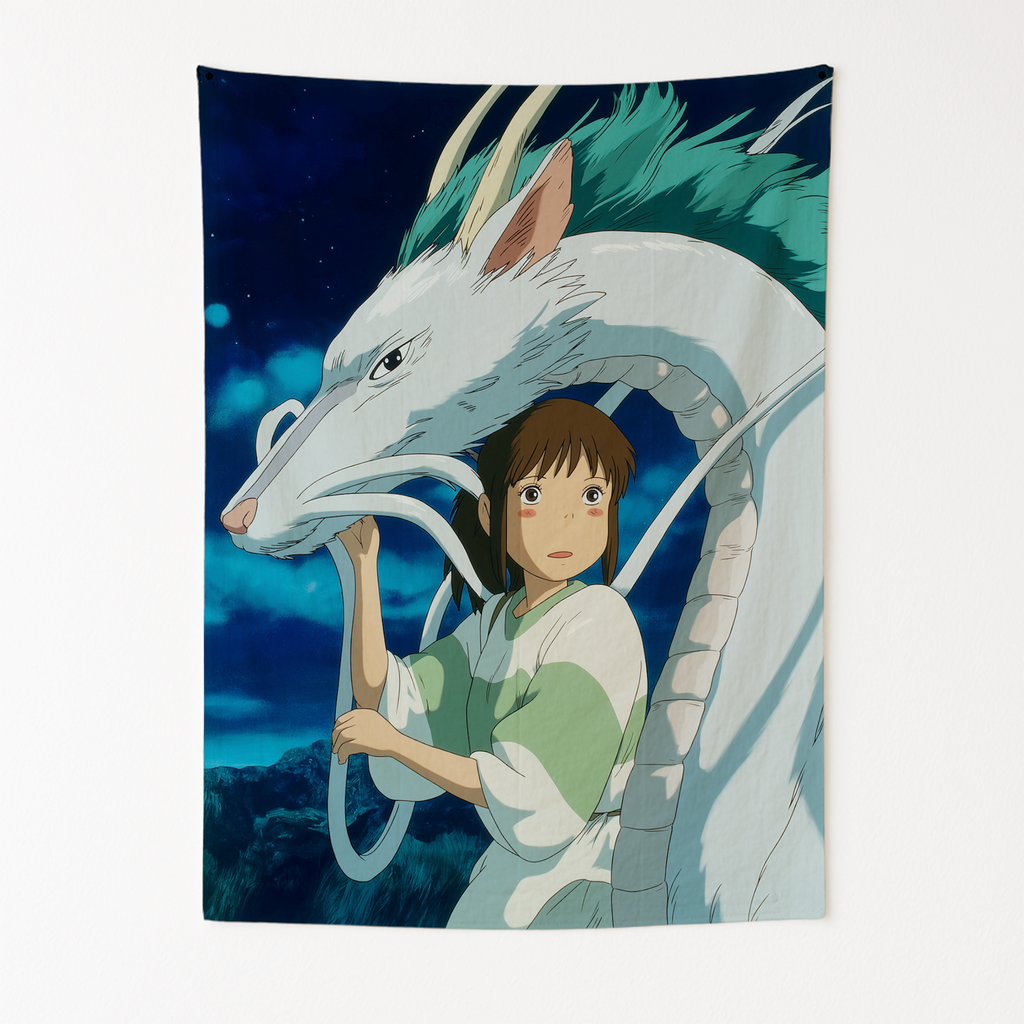 SPIRITED AWAY FANTASY REALM WALL TAPESTRY