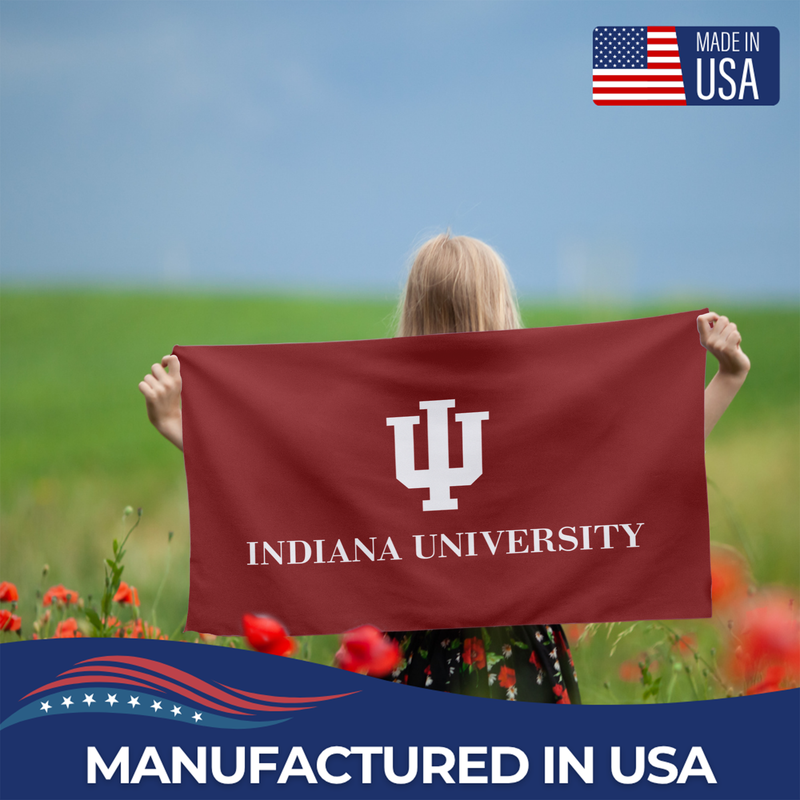 INDIANA UNIVERSITY FLAG
