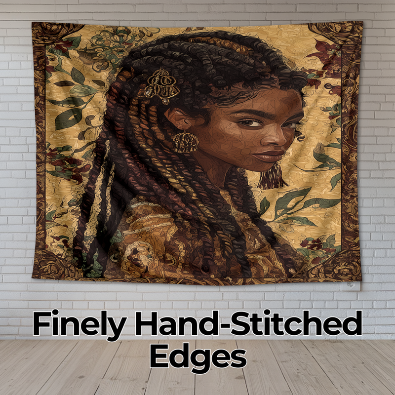 BRAIDS, CURLS & CULTURE WALL TAPESTRY