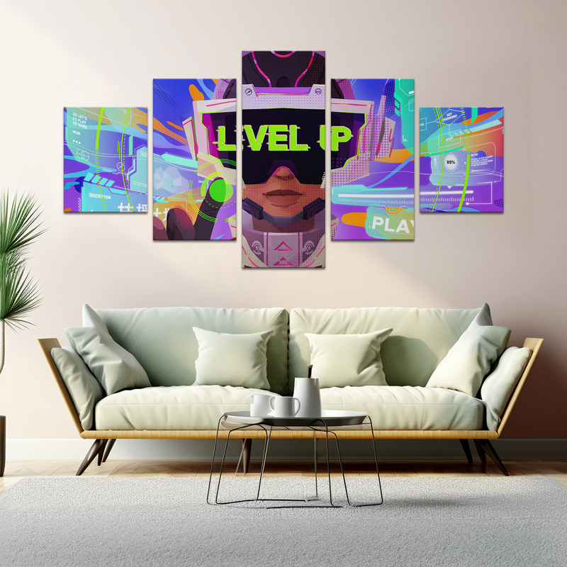 LEVEL UP WALL CANVAS