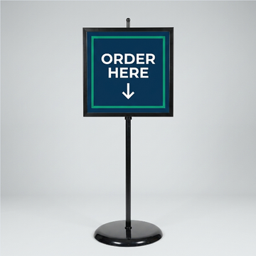 Metal Base Sign Frame