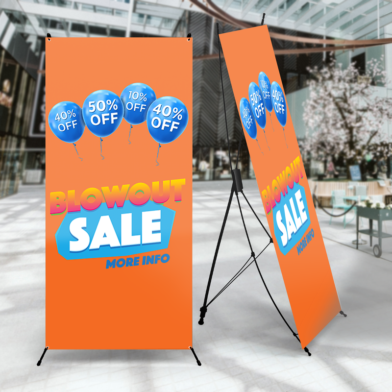 BLOWOUT SALE X-BANNER