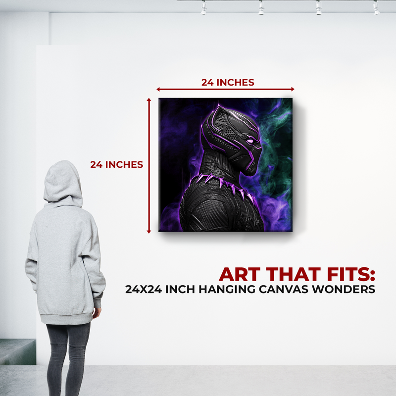 BLACK PANTHER WALL CANVAS DECOR