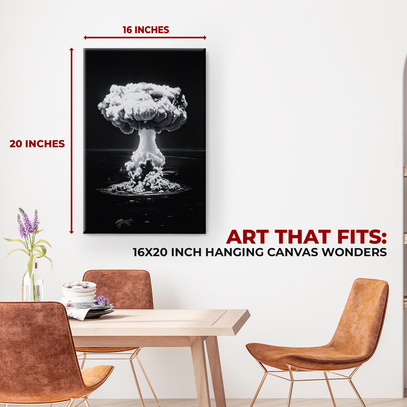 ATOM BOMB CANVAS DECOR