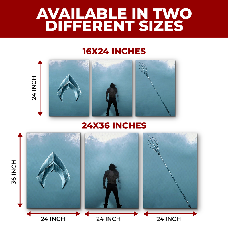 AQUAMAN WALL CANVAS