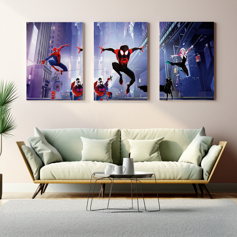 SPIDERMAN & MULTIVERSE FRIENDS CANVAS DECOR