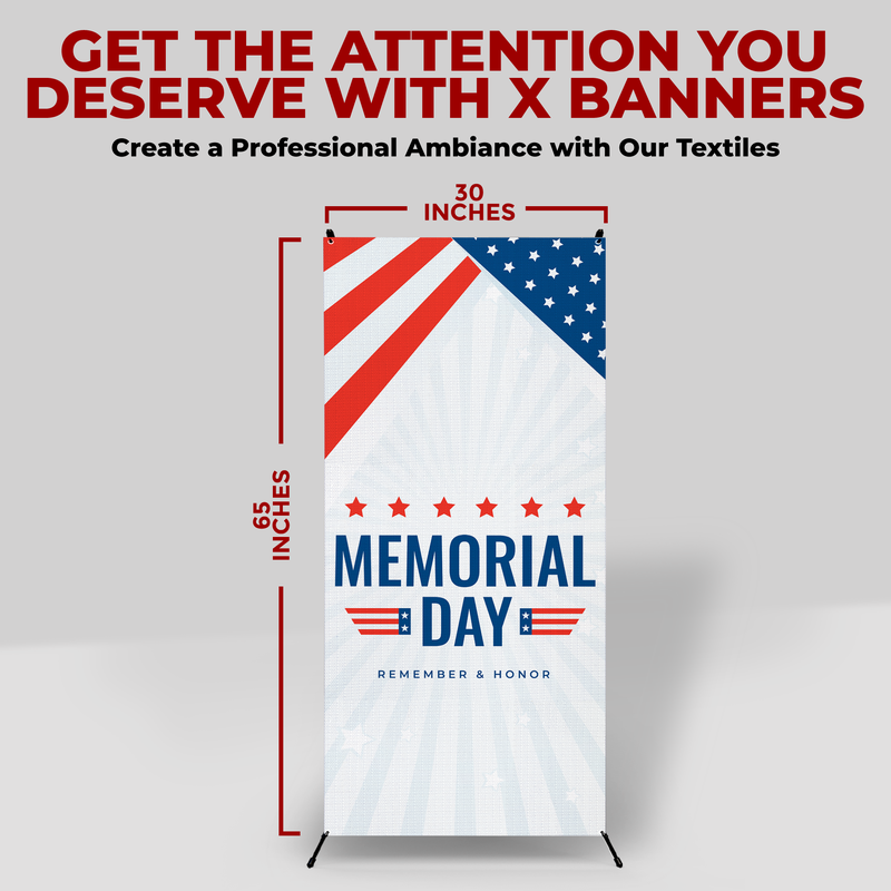 MEMORIAL DAY X-BANNER