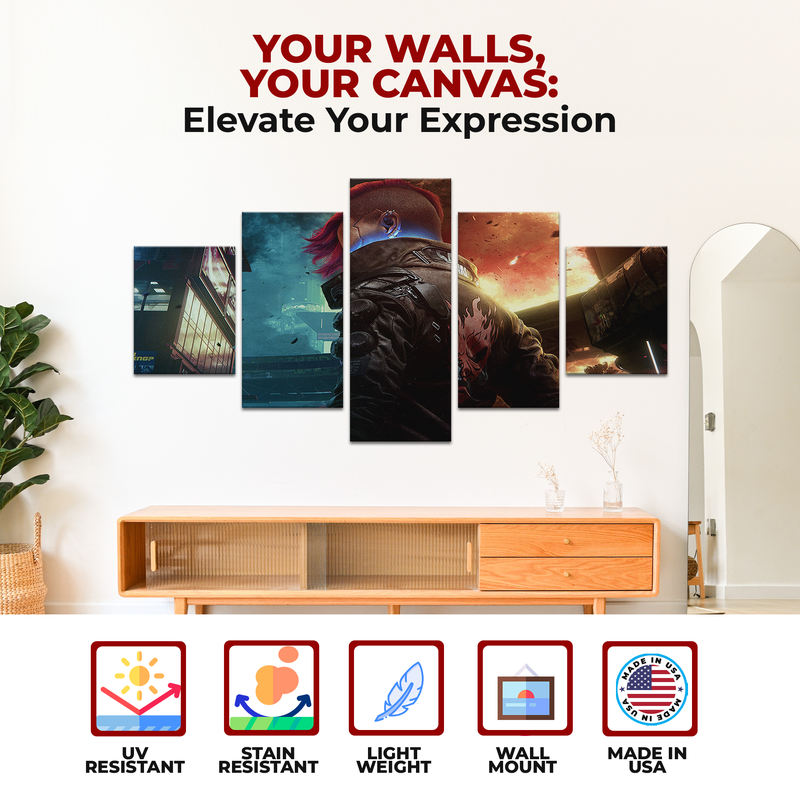 CYBER-PUNK WALL CANVAS