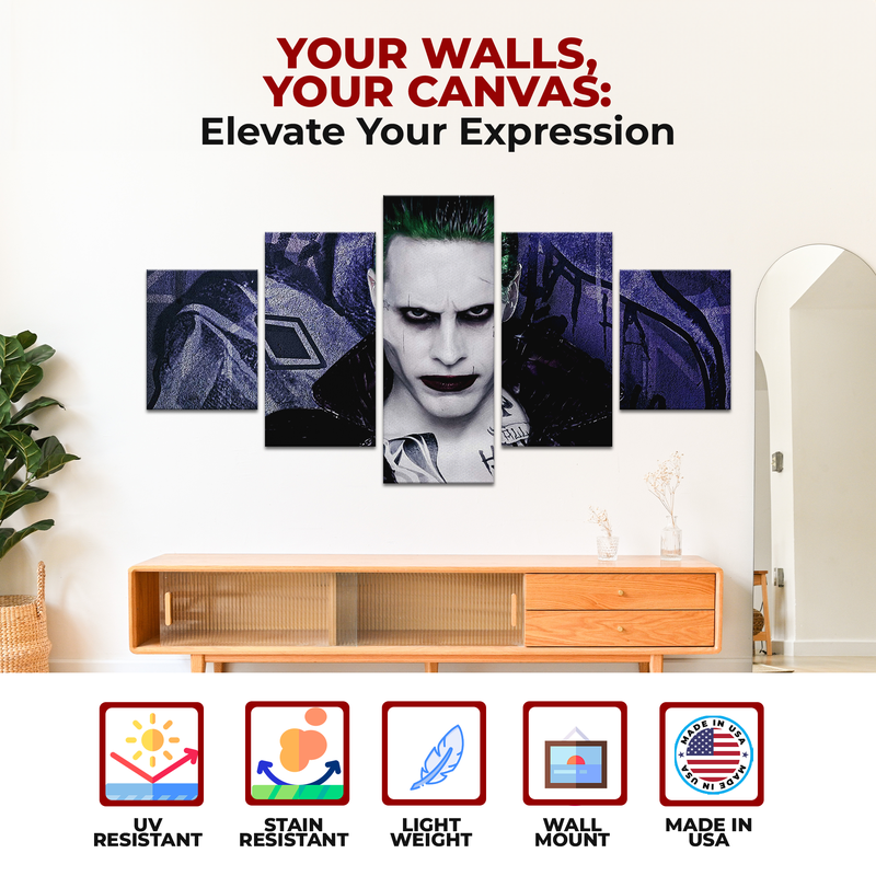 SUICIDE SQUAD JOKER WALL CANVAS