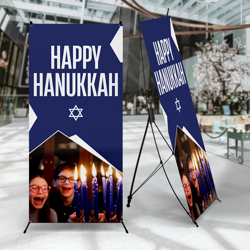 HAPPY HANUKKAH X-BANNER