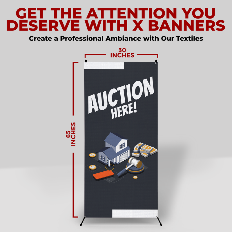 AUCTION HERE X-BANNER