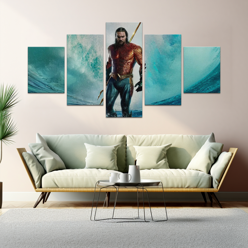 AQUAMAN THE MOVIE WALL CANVAS