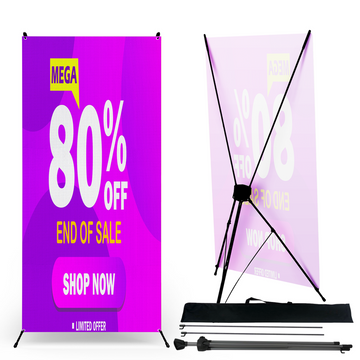 80% OFF X-BANNER