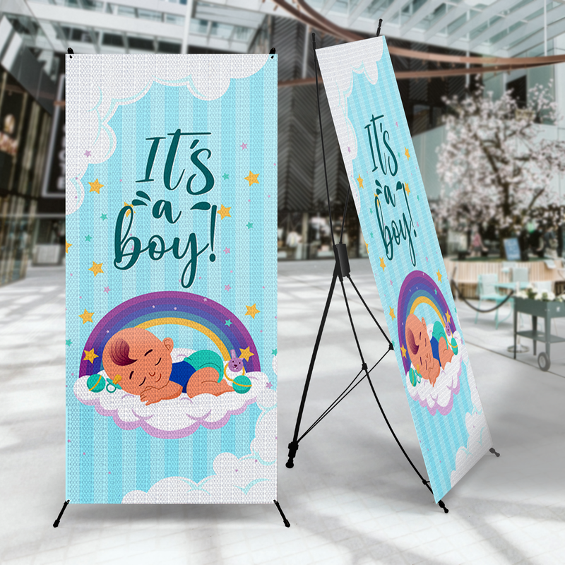 IT'S A BOY BABY SHOWER X-BANNER
