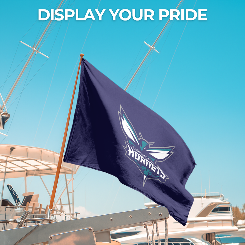 CHARLOTTE HORNETS FLAG