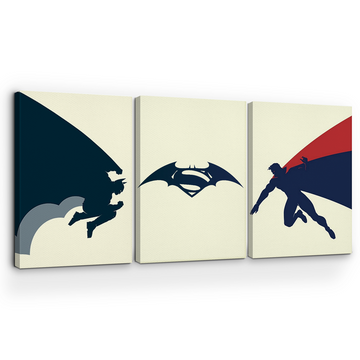 BATMAN & SUPERMAN WALL CANVAS