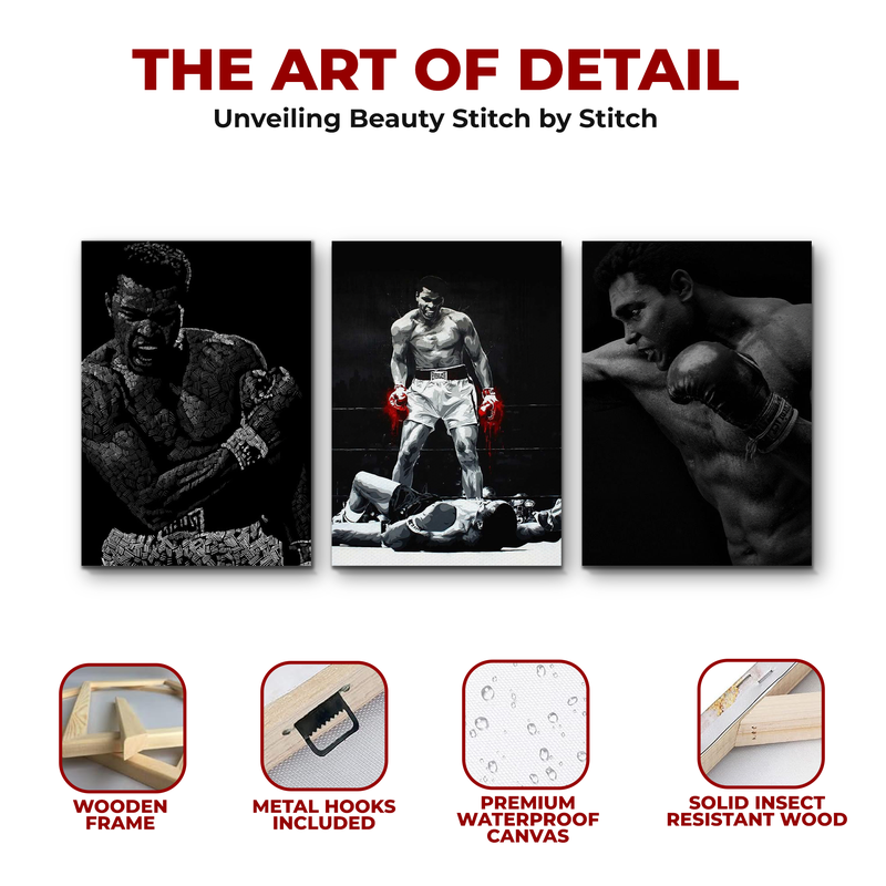 MUHAMMAD ALI WALL CANVAS