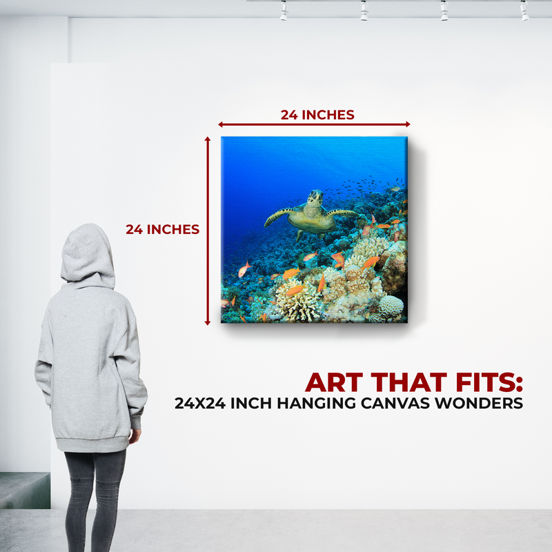 CORAL REEF WALL CANVAS DECOR