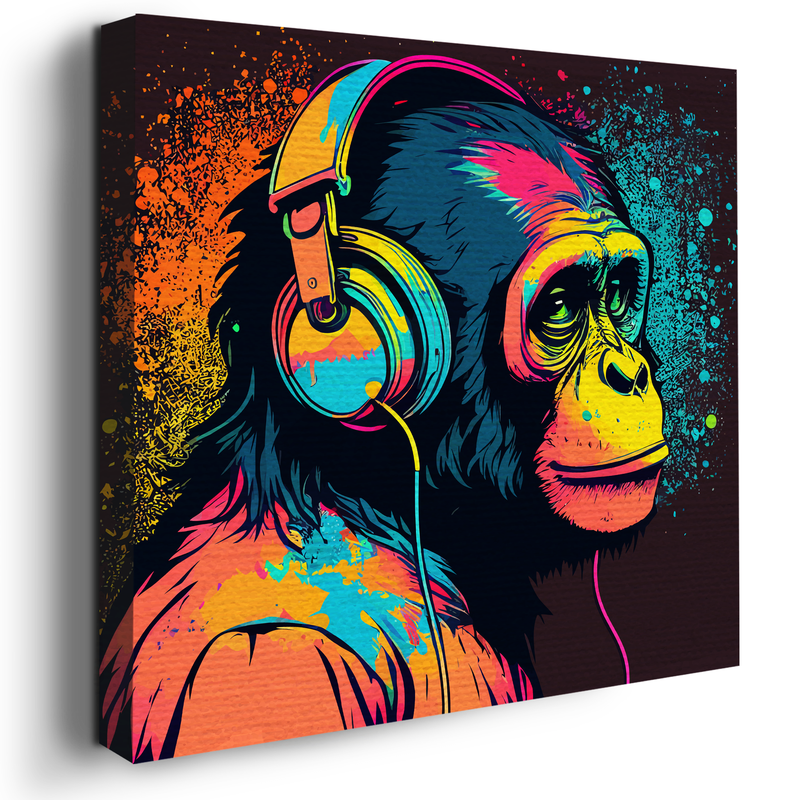 MODERN MONKEY DECOR CANVAS