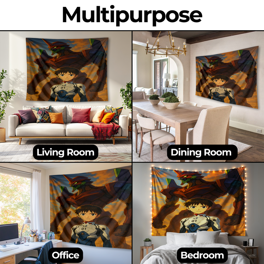 EVANGELION: MECHA UPRISING WALL TAPESTRY