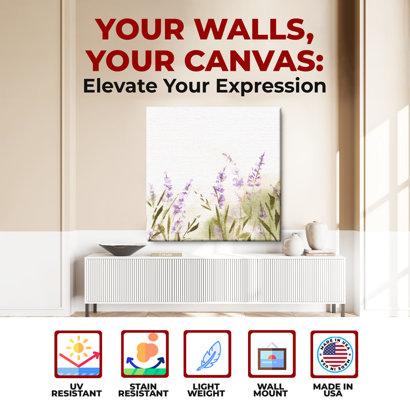 WATERCOLOR FLOWER CANVAS