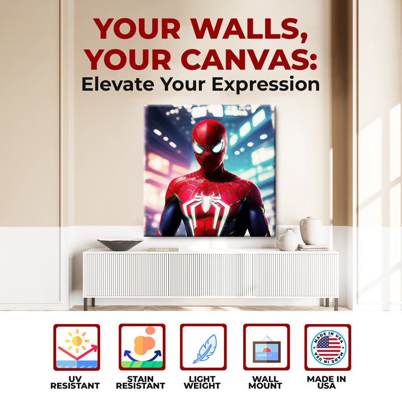 SPIDER-MAN WALL CANVAS DECOR