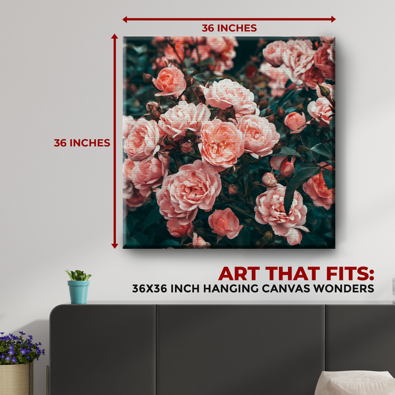 PINK ROSES CANVAS