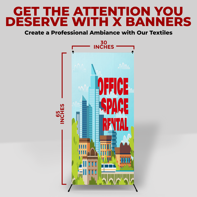 OFFICE SPACE FOR RENT X-BANNER