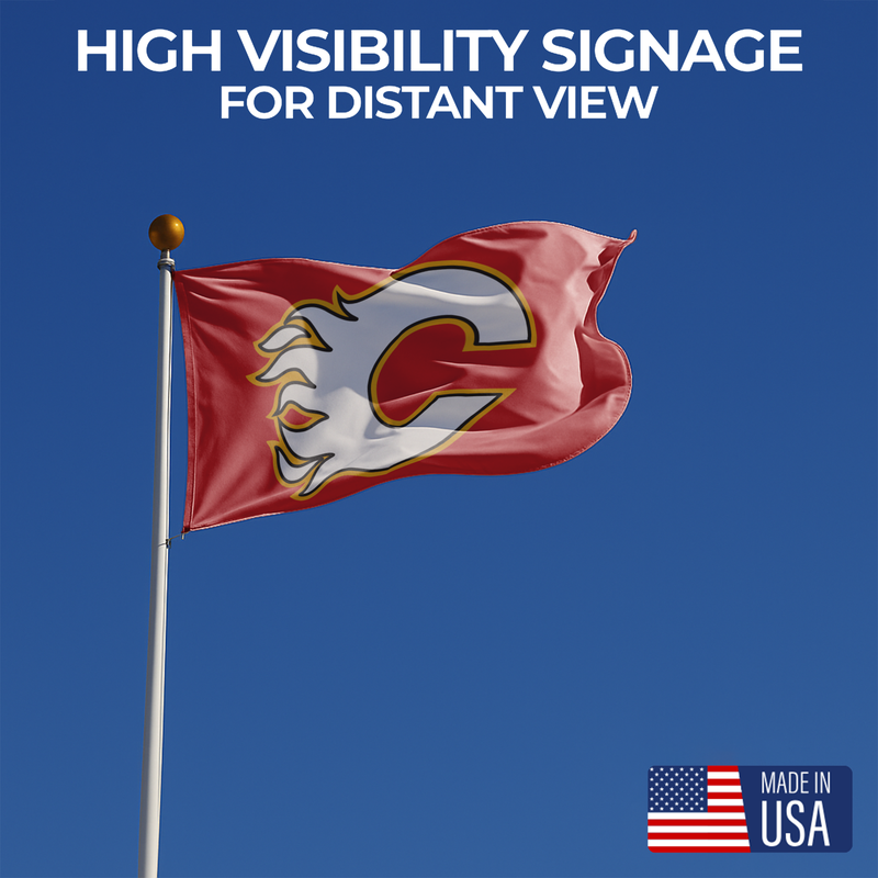CALGARY FLAMES FLAG
