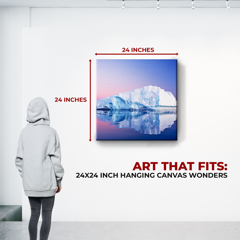 GLACIER WALL CANVAS DECOR