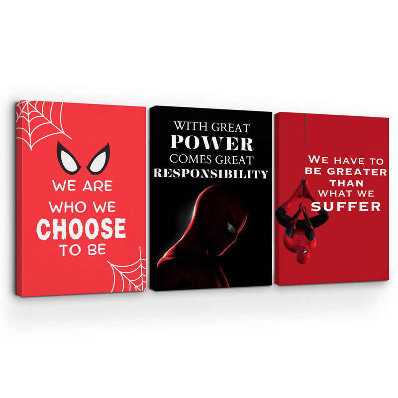 MORE THAN SPIDERMAN CANVAS DECOR