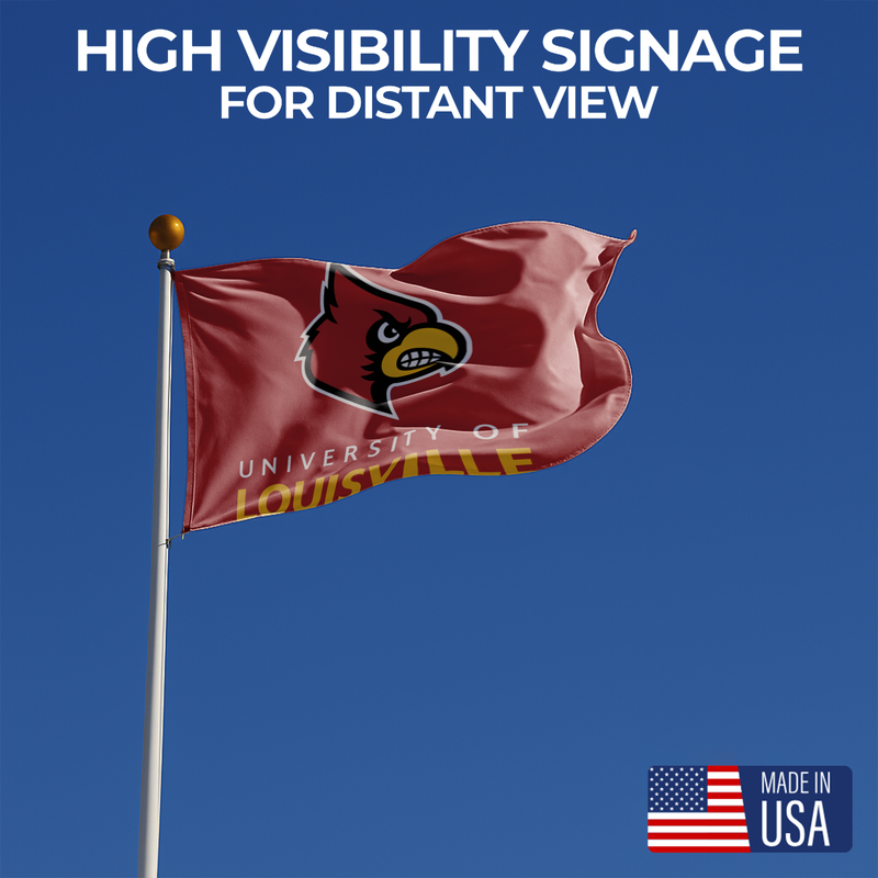 LOUISVILLE UNIVERSITY FLAG