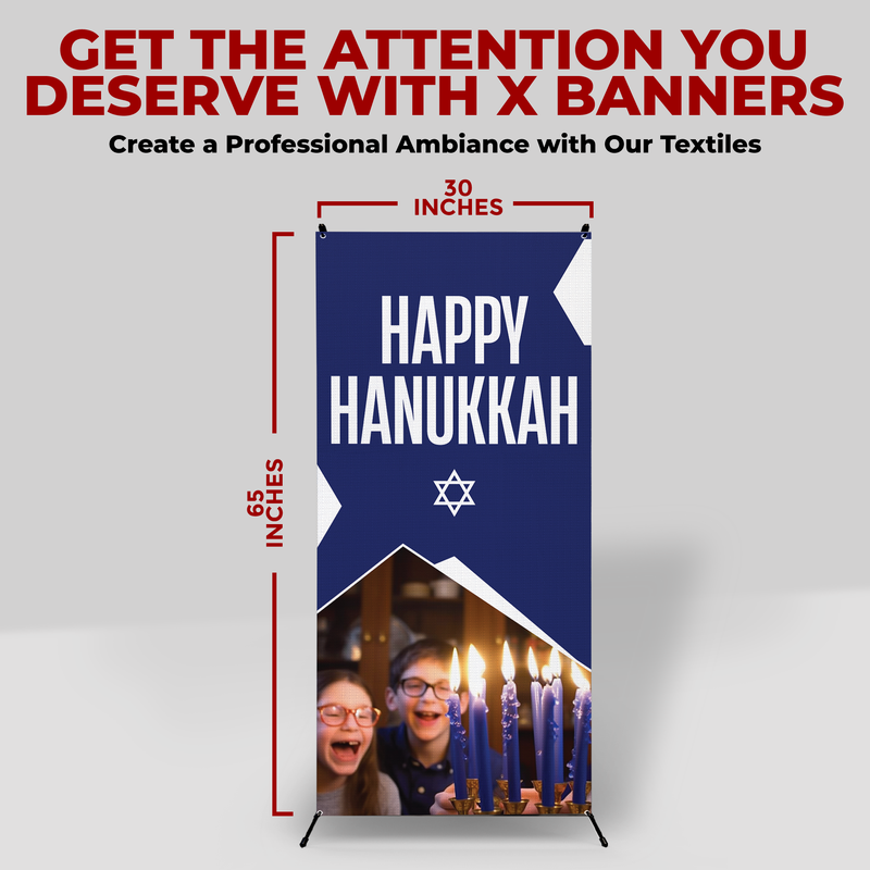 HAPPY HANUKKAH X-BANNER