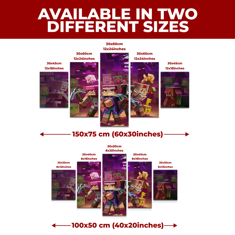 MINECRAFT WALL CANVAS