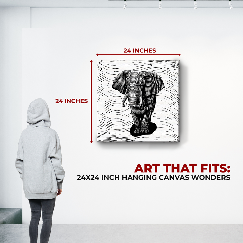 ELEPHANT CANVAS DECOR