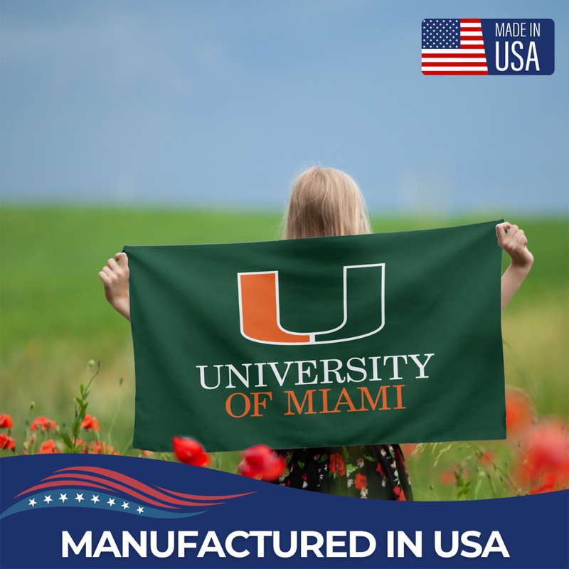 MIAMI (FL) UNIVERSITY FLAG